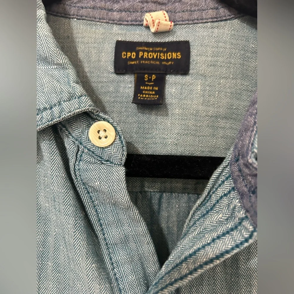 Urban Outfitters Blue Button Down - Picture 2 of 3